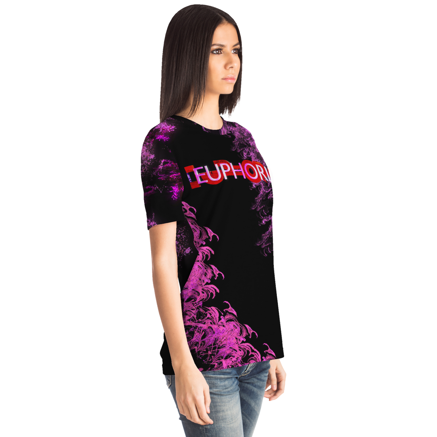 Euphoric ~ Strawberry T-Shirt Hoodie (Prototype) - Who R We Collective