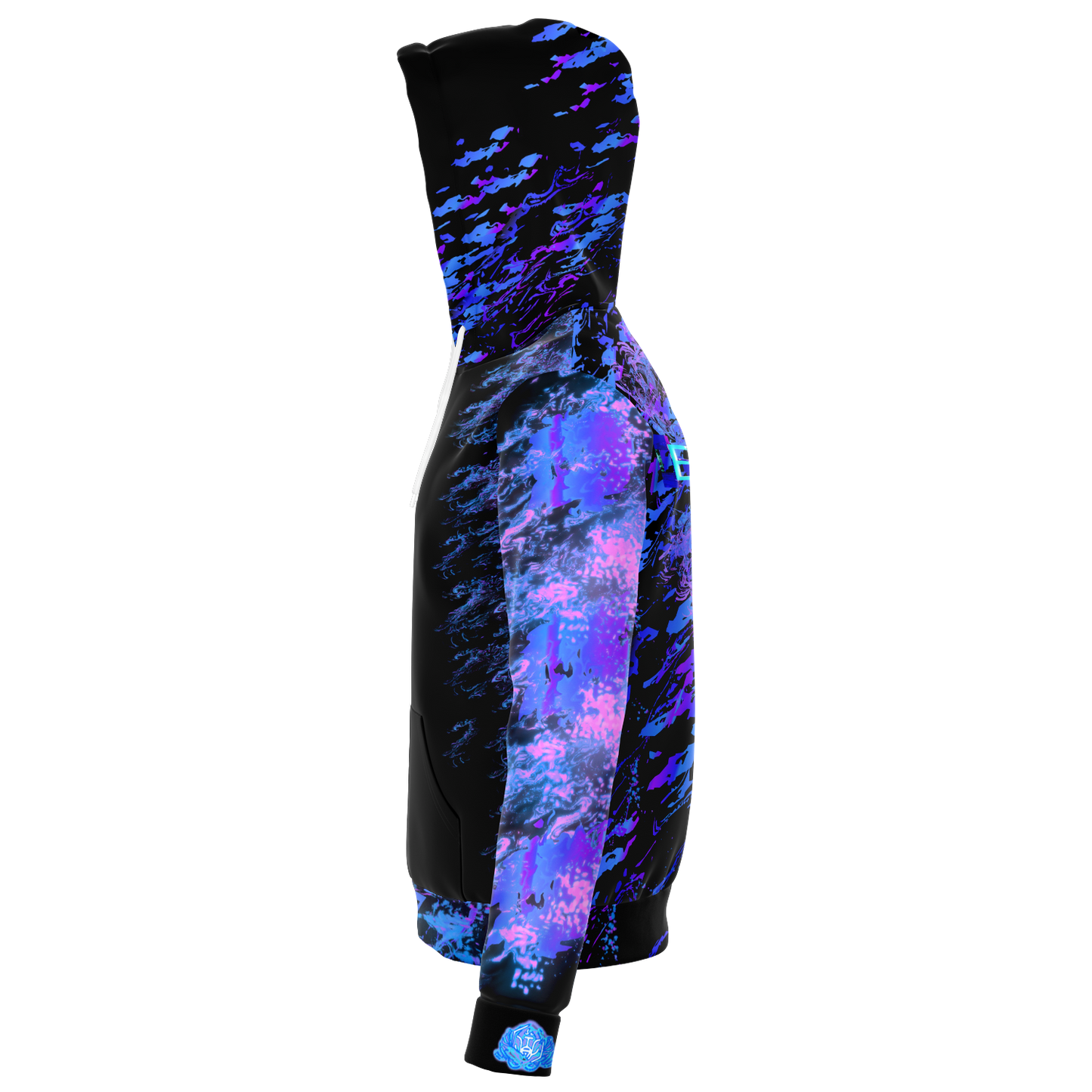 Euphoric ~ Blueberry Zip-Up Hoodie (Prototype) - Who R We Collective