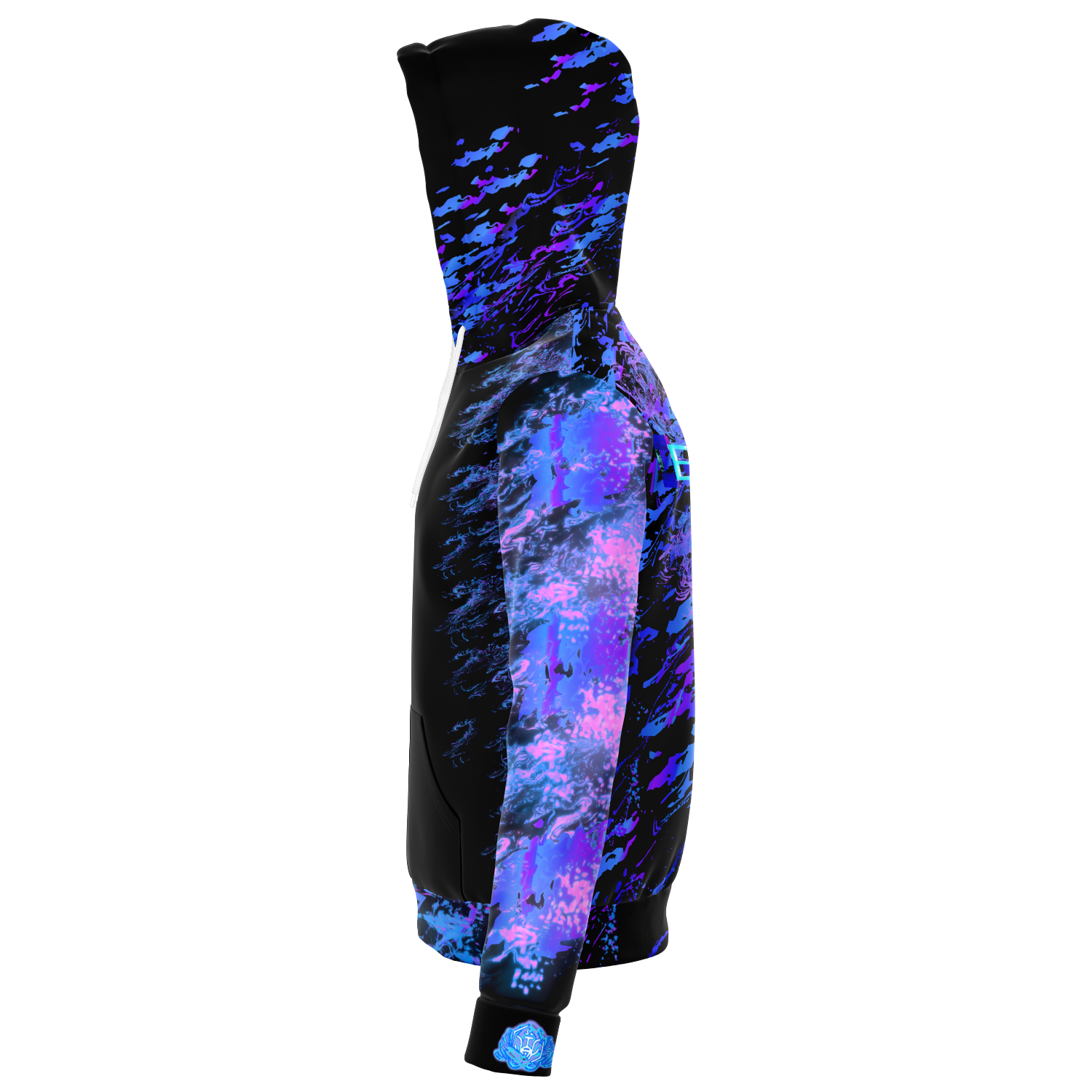 Euphoric ~ Blueberry Zip-Up Hoodie (Prototype) - Who R We Collective