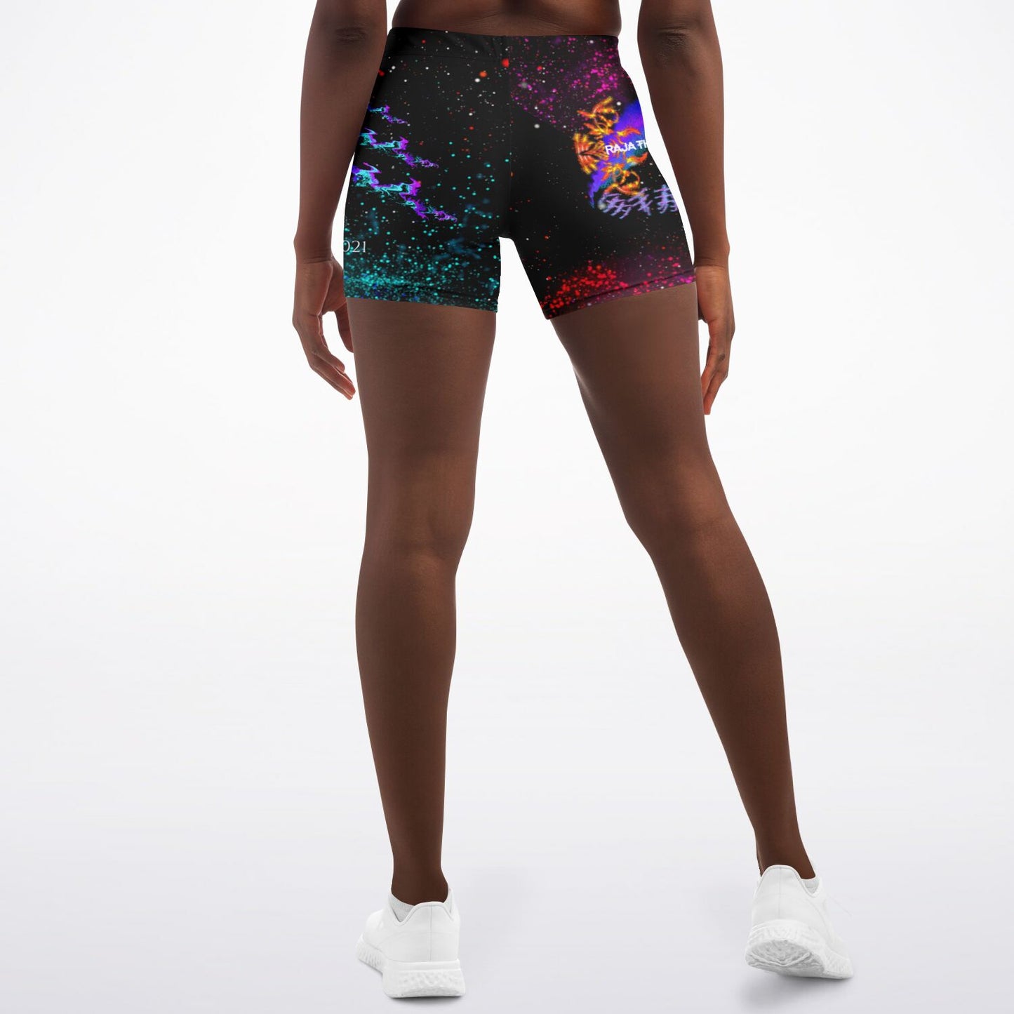 Raja The Tiger: Taiga-Zoku Tiger Tribe Legging Shorts (Prototype Line) - Who R We Collective