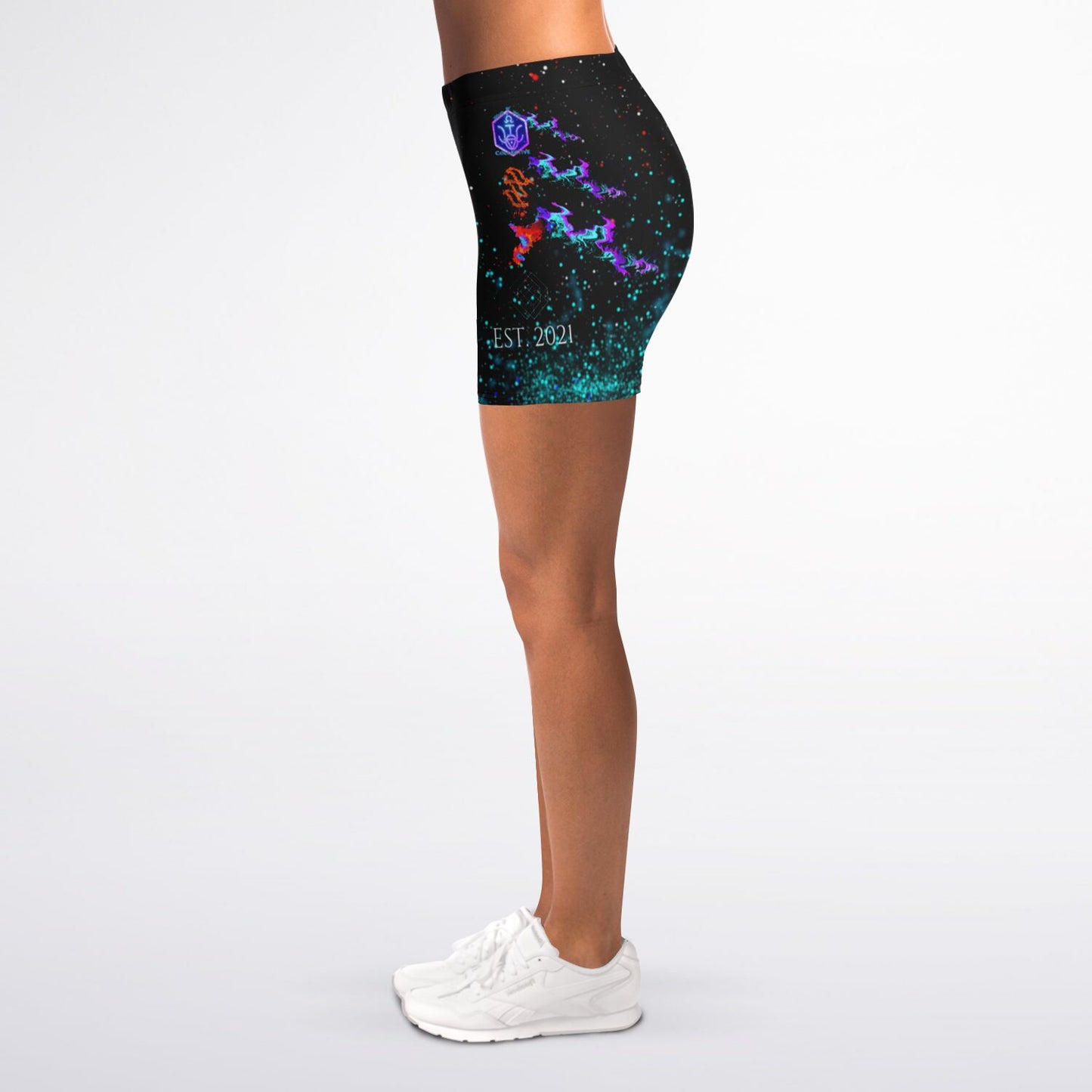 Raja The Tiger: Taiga-Zoku Tiger Tribe Legging Shorts (Prototype Line) - Who R We Collective