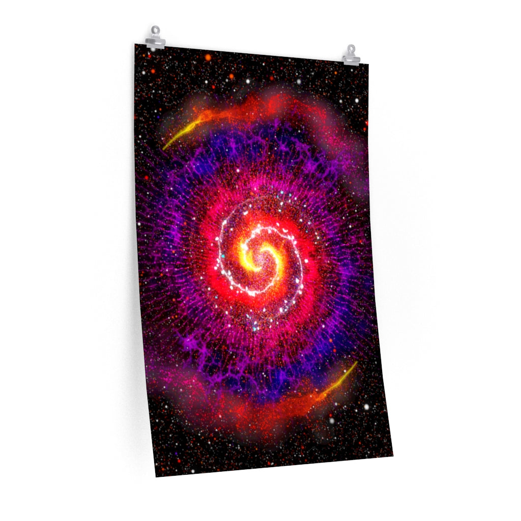 Inferno Vortex Poster Print - Who R We Collective