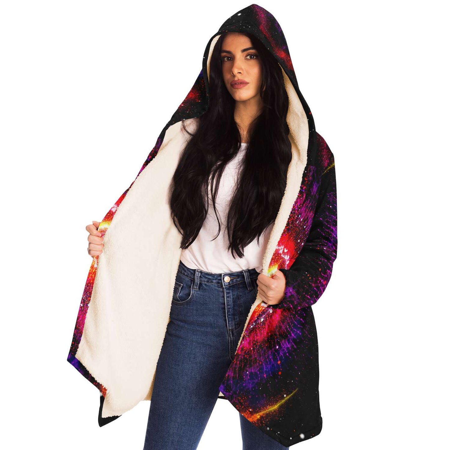 Inferno Vortex Sherpa Hoodie - Who R We Collective