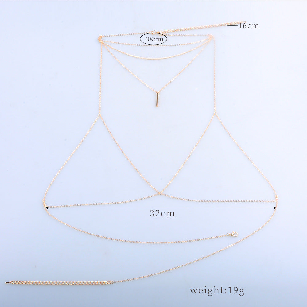 Draped In Gold Body Chain