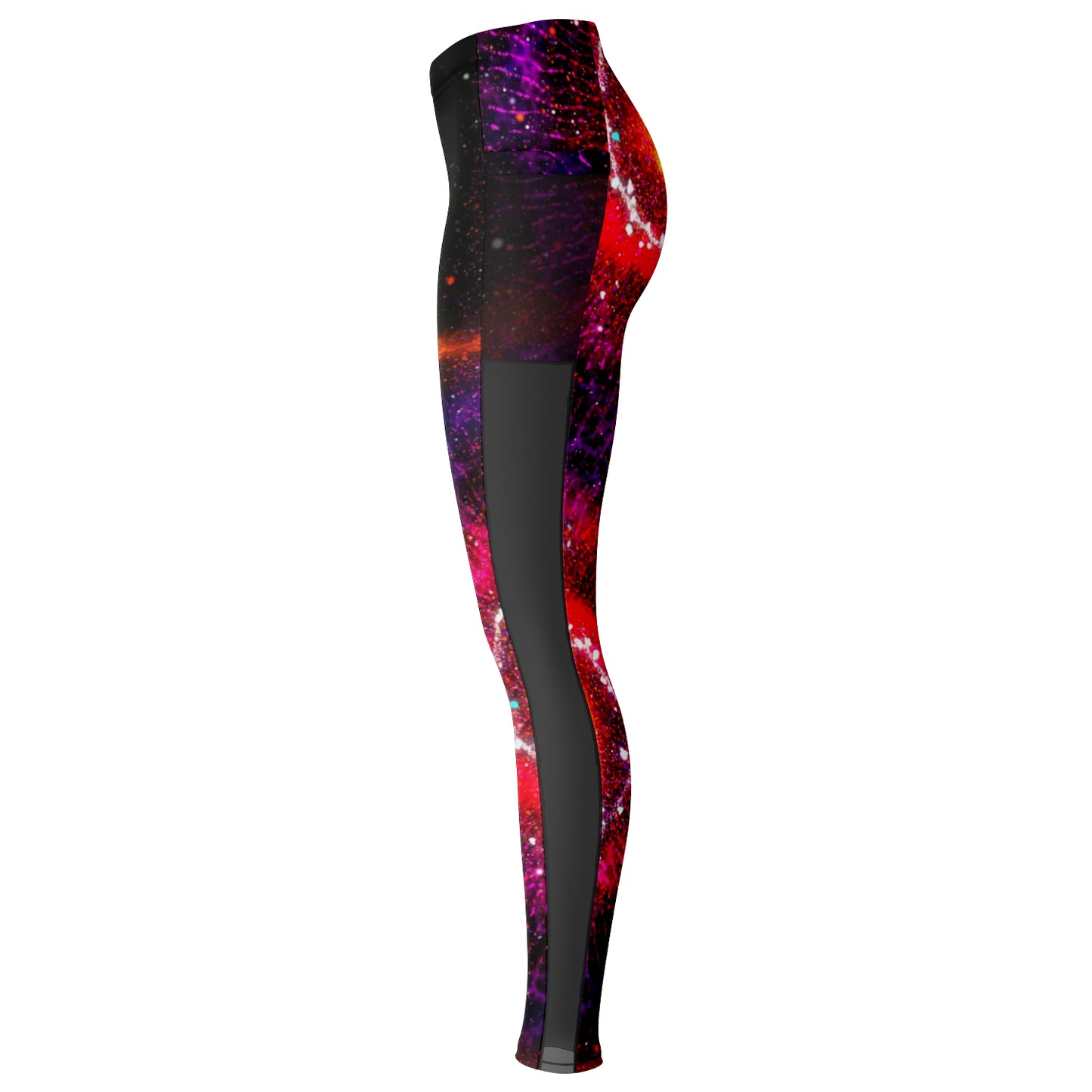 Inferno Vortex Mesh Pocket Leggings - Who R We Collective
