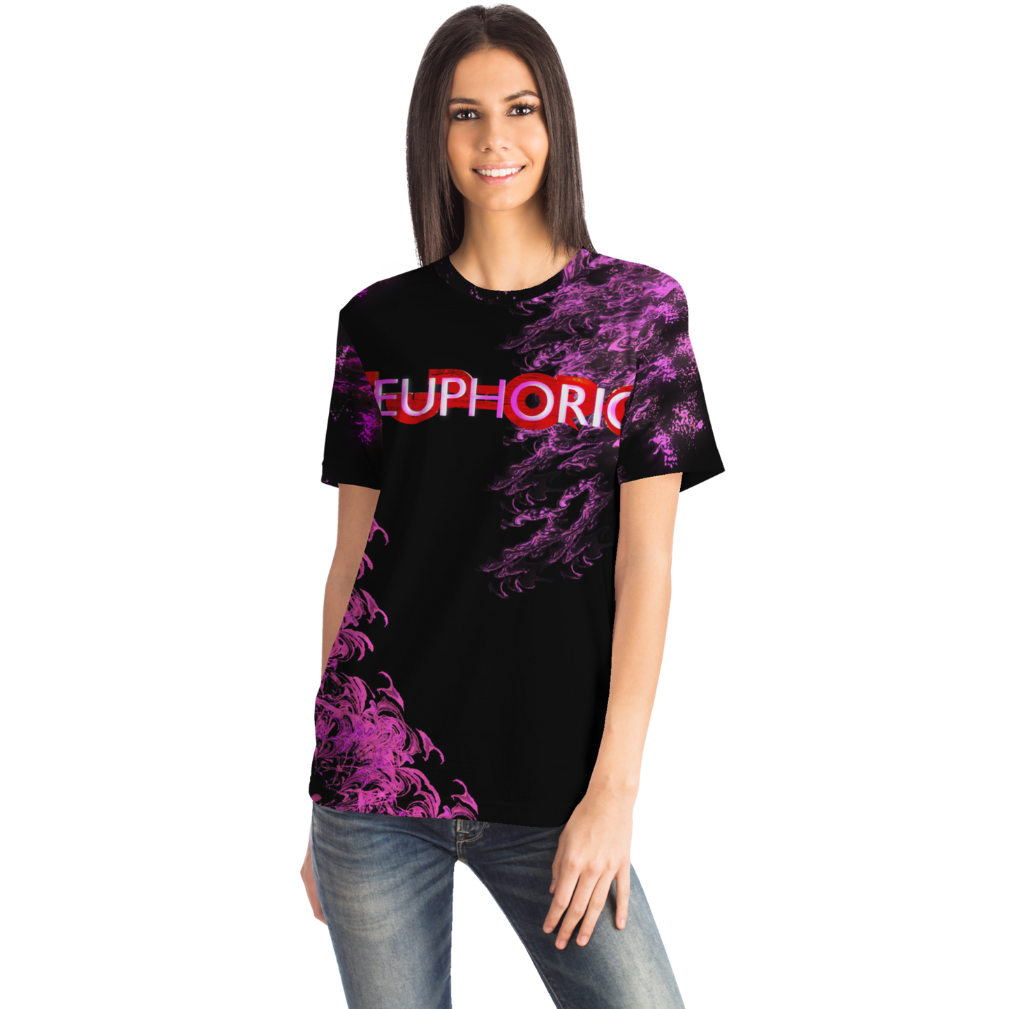 Euphoric ~ Strawberry T-Shirt Hoodie (Prototype) - Who R We Collective