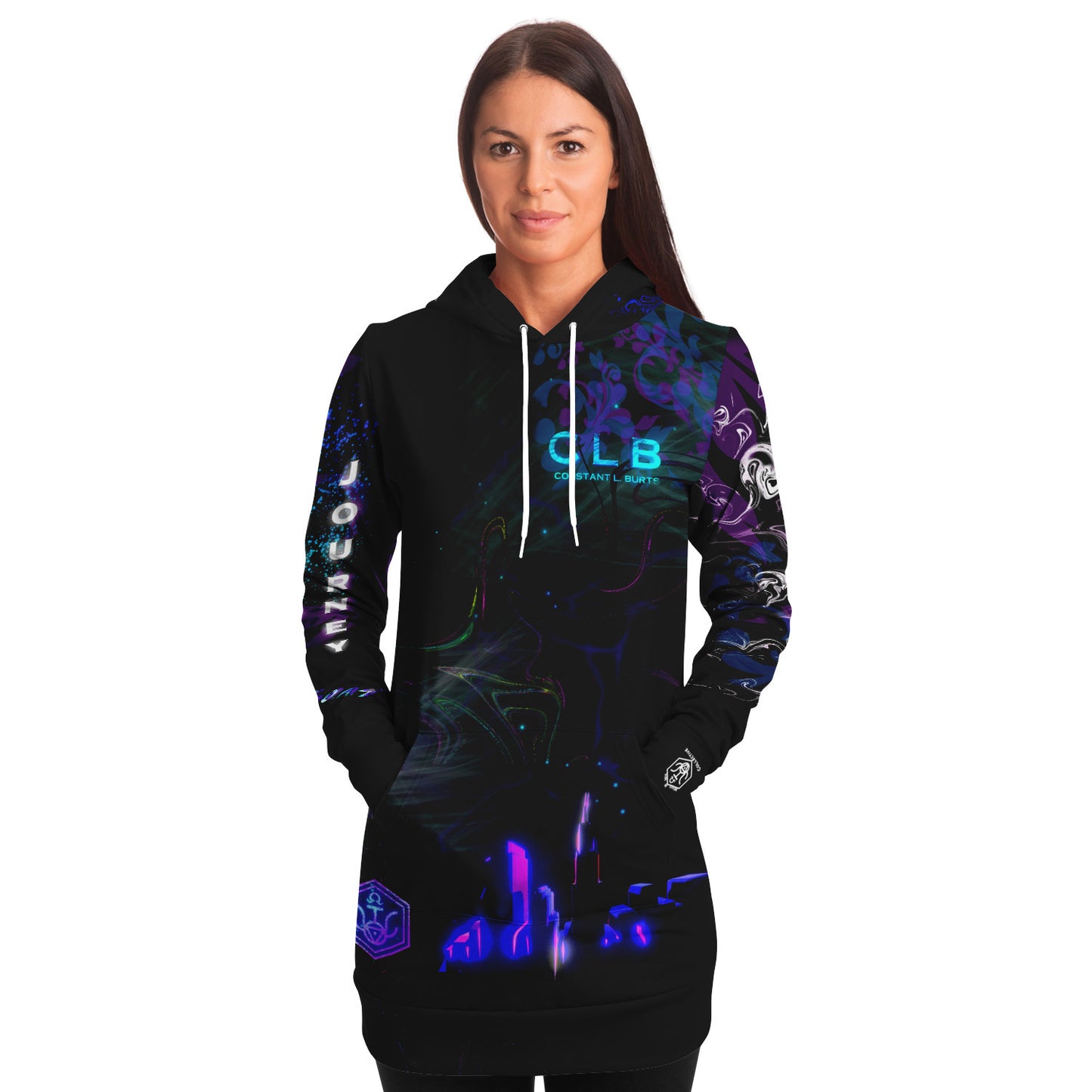 Constant L. Burts - Icon Longline Hoodie - Who R We Collective