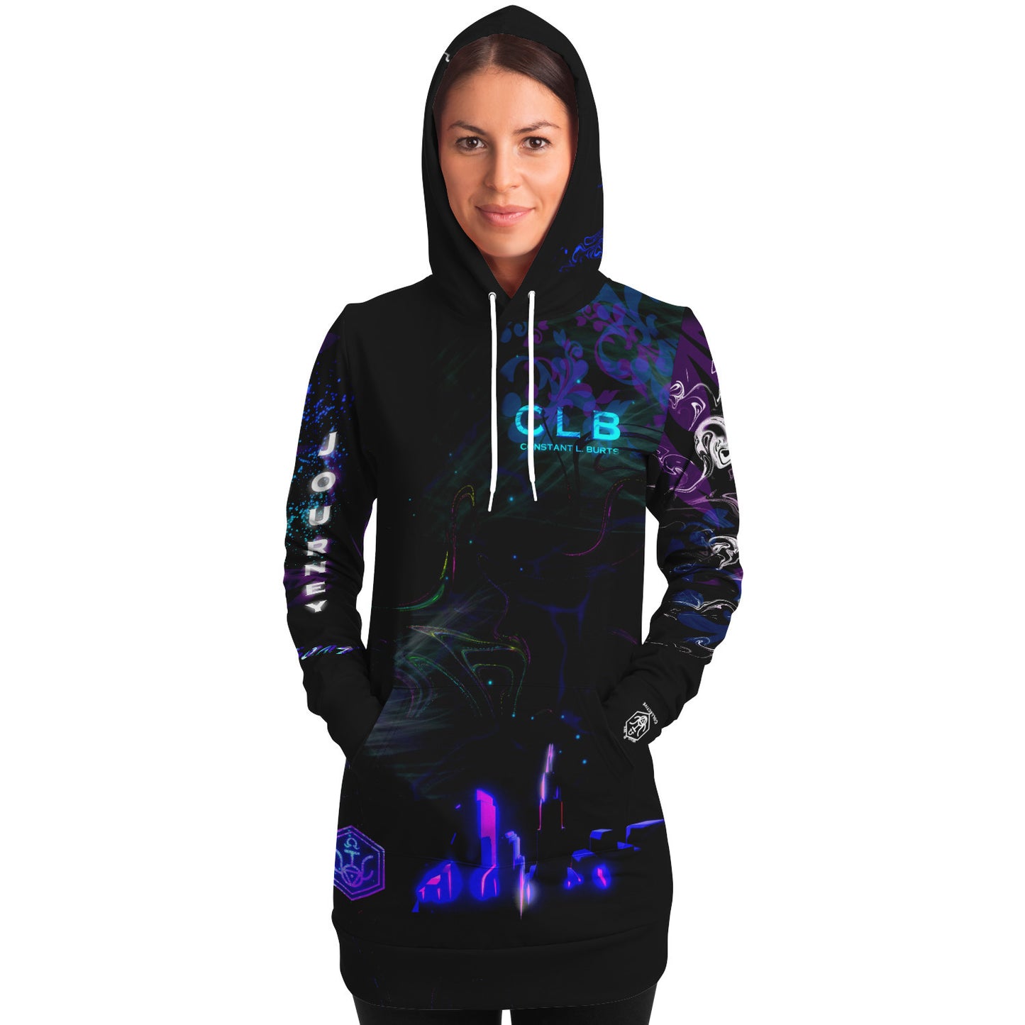 Constant L. Burts - Icon Longline Hoodie - Who R We Collective