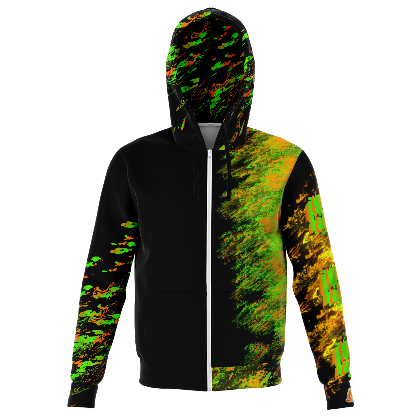 Euphoric ~ Platinum Pineapple Open Zip Hoodie (Prototype) - Who R We Collective