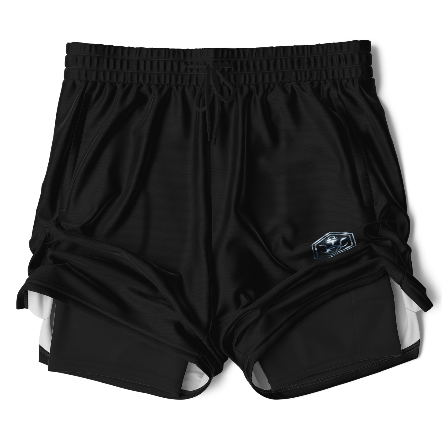 WRWC Signature Black ~ 2022 Dual-Layer Shorts - Who R We Collective
