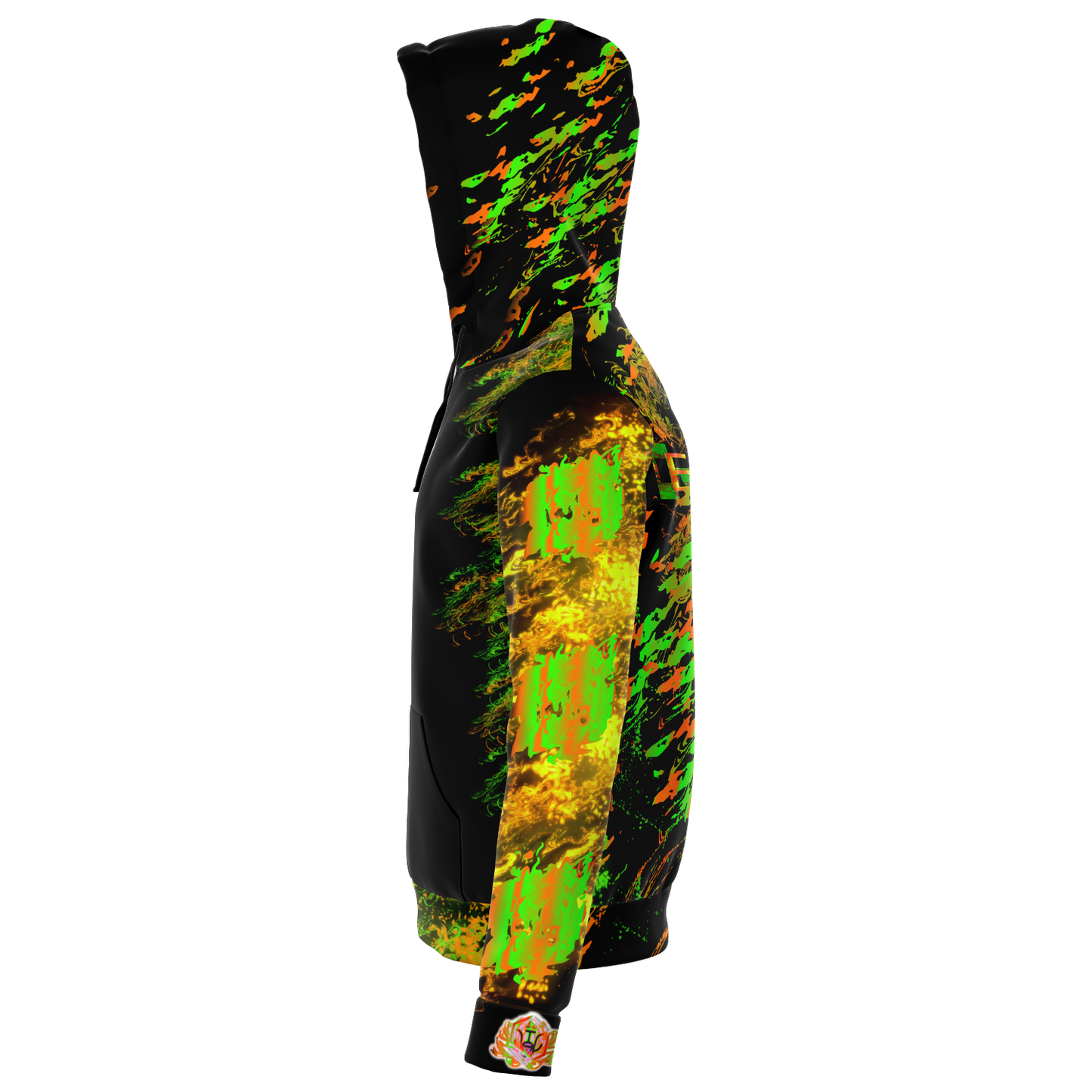 Euphoric ~ Platinum Pineapple Open Zip Hoodie (Prototype) - Who R We Collective