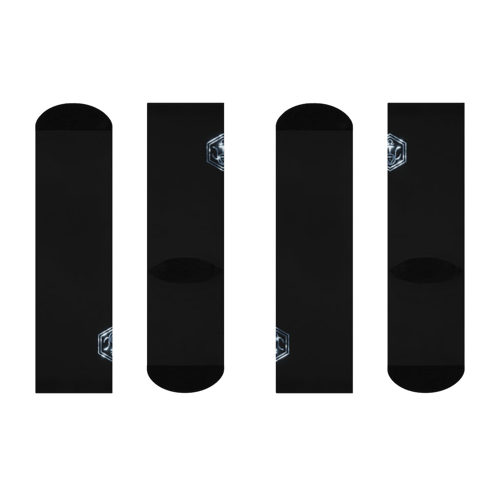 WRWC Signature Black ~ 2022 Mid-Calf Socks - Who R We Collective
