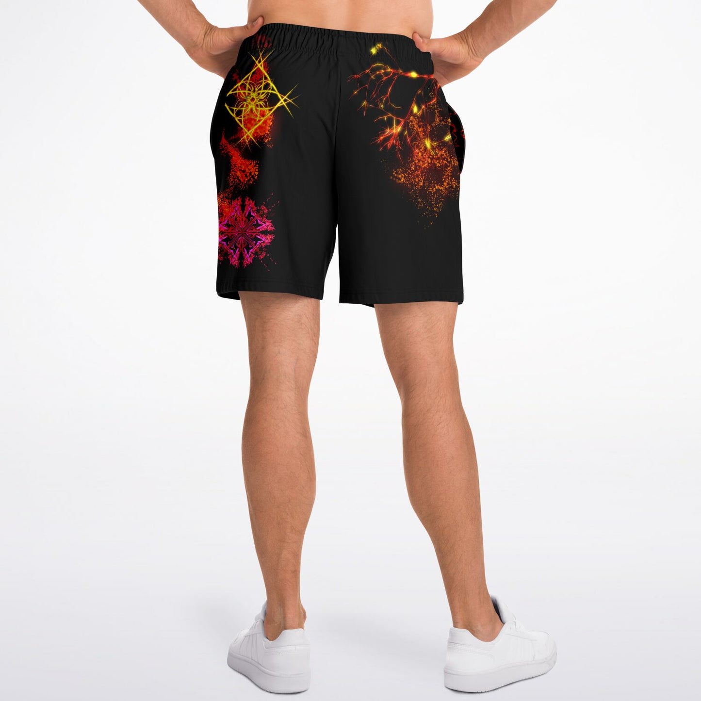 Taiga-Zoku (Prototype Line) "Amber Phoenix Sunrise" Shorts - Who R We Collective