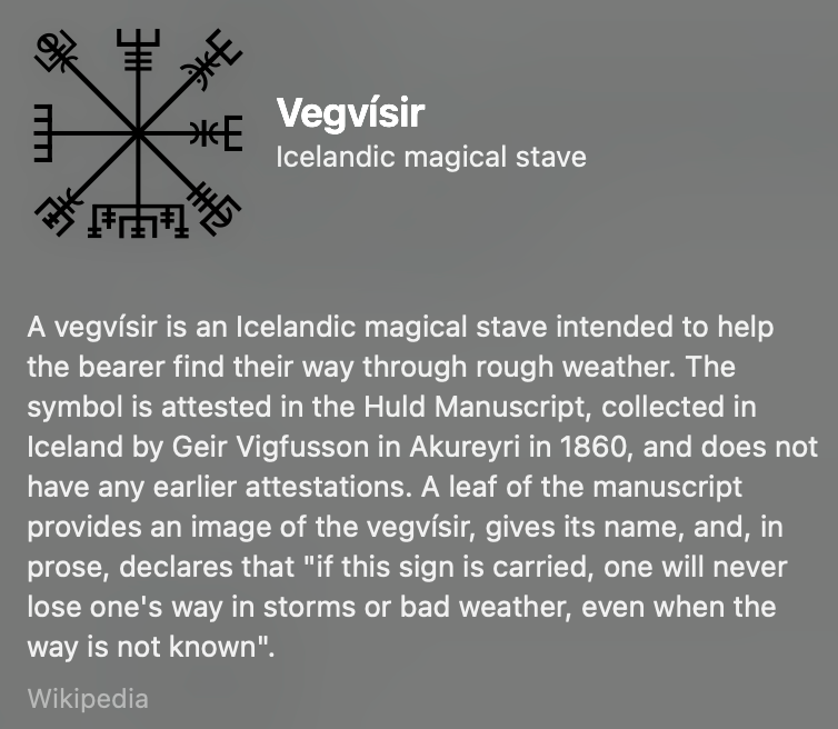 ルーンの矢じりネックレス