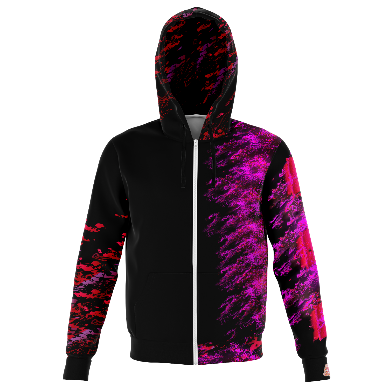Euphoric ~ Strawberry Zip-Up Hoodie (Prototype) - Who R We Collective