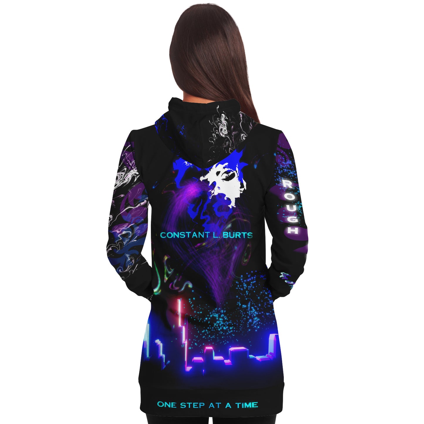 Constant L. Burts - Icon Longline Hoodie - Who R We Collective