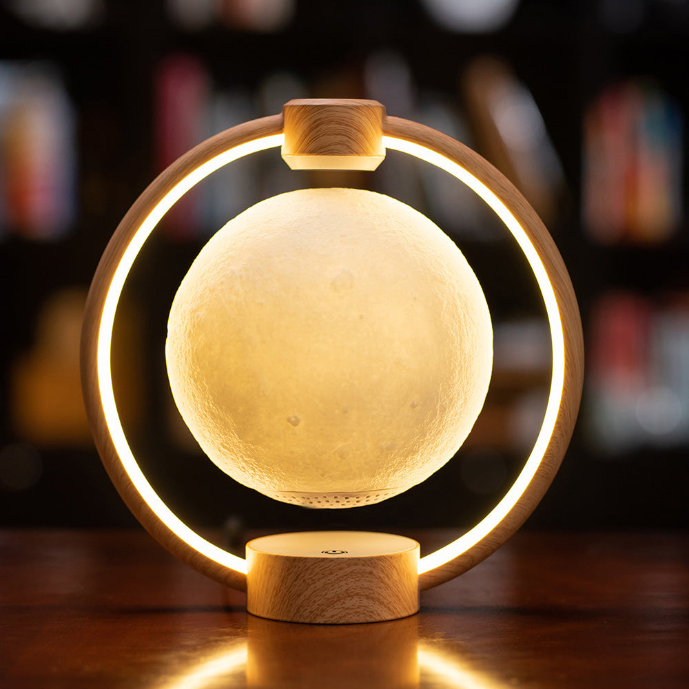 Bluetooth Speaker Mag-lev Moon Lamp