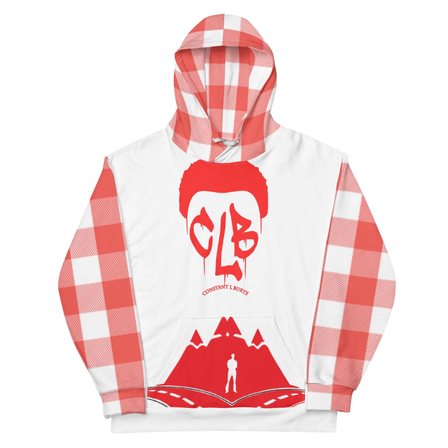 CLB Plaid Hoodie Red