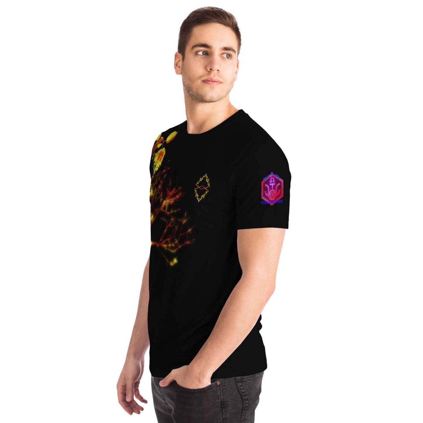 Taiga-Zoku (Prototype Line) "Amber Forest Midnight" T Shirt - Who R We Collective