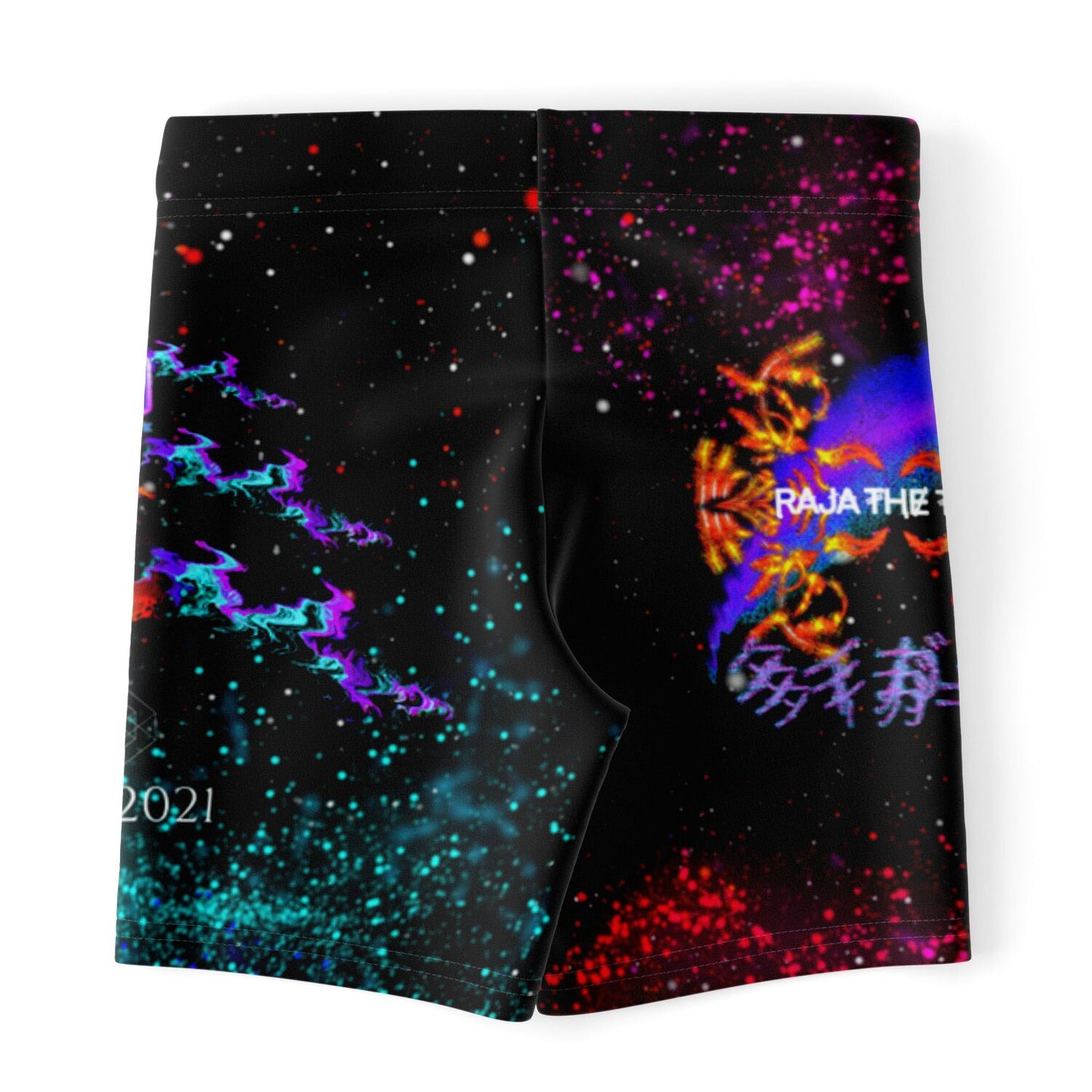Raja The Tiger: Taiga-Zoku Tiger Tribe Legging Shorts (Prototype Line) - Who R We Collective
