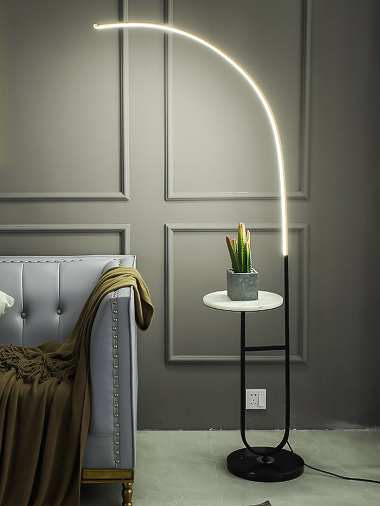 Ins Style Dormitorio Mesita de noche Lámpara de mesa vertical minimalista creativa