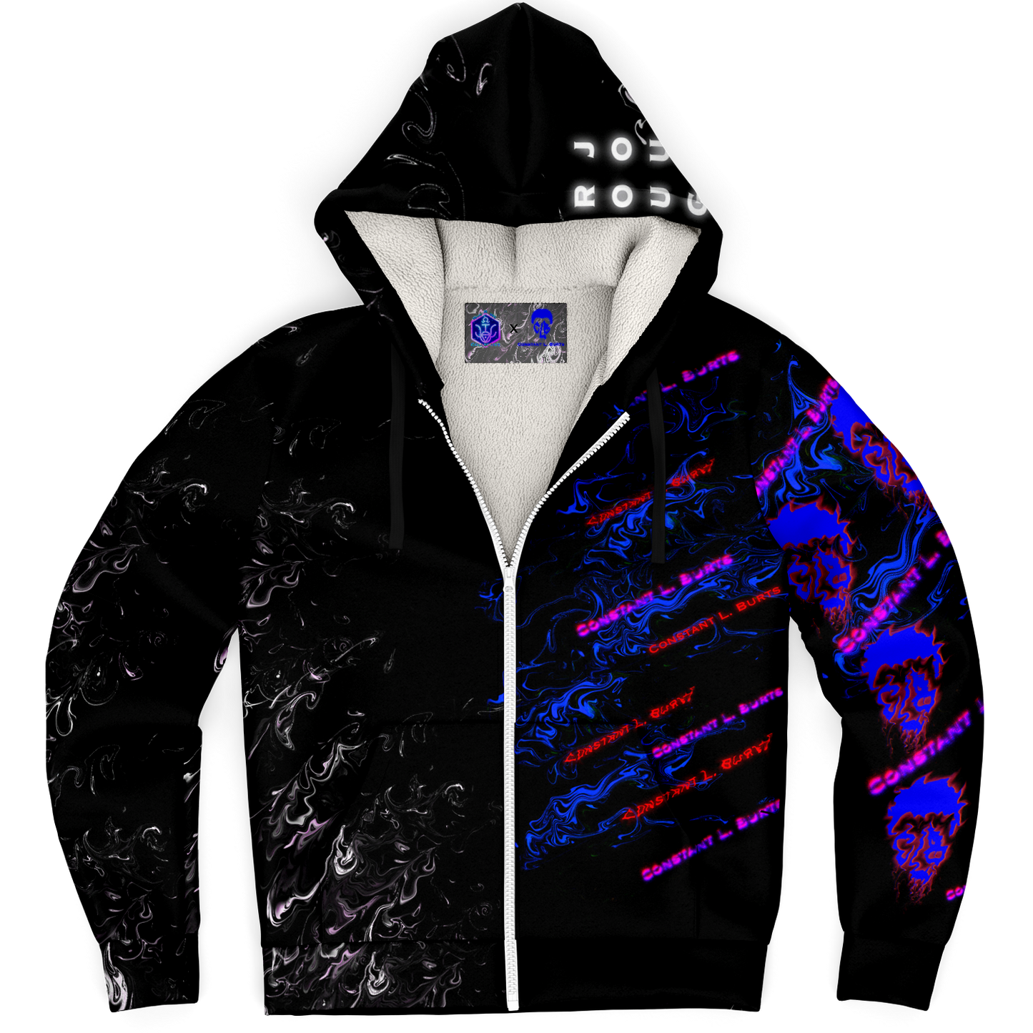 Constant L. Burts - Microfleece Zip-Hoodie - Who R We Collective