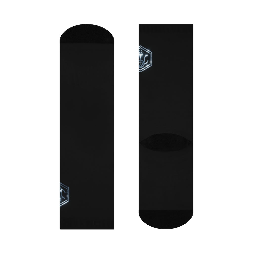 WRWC Signature Black ~ 2022 Mid-Calf Socks - Who R We Collective