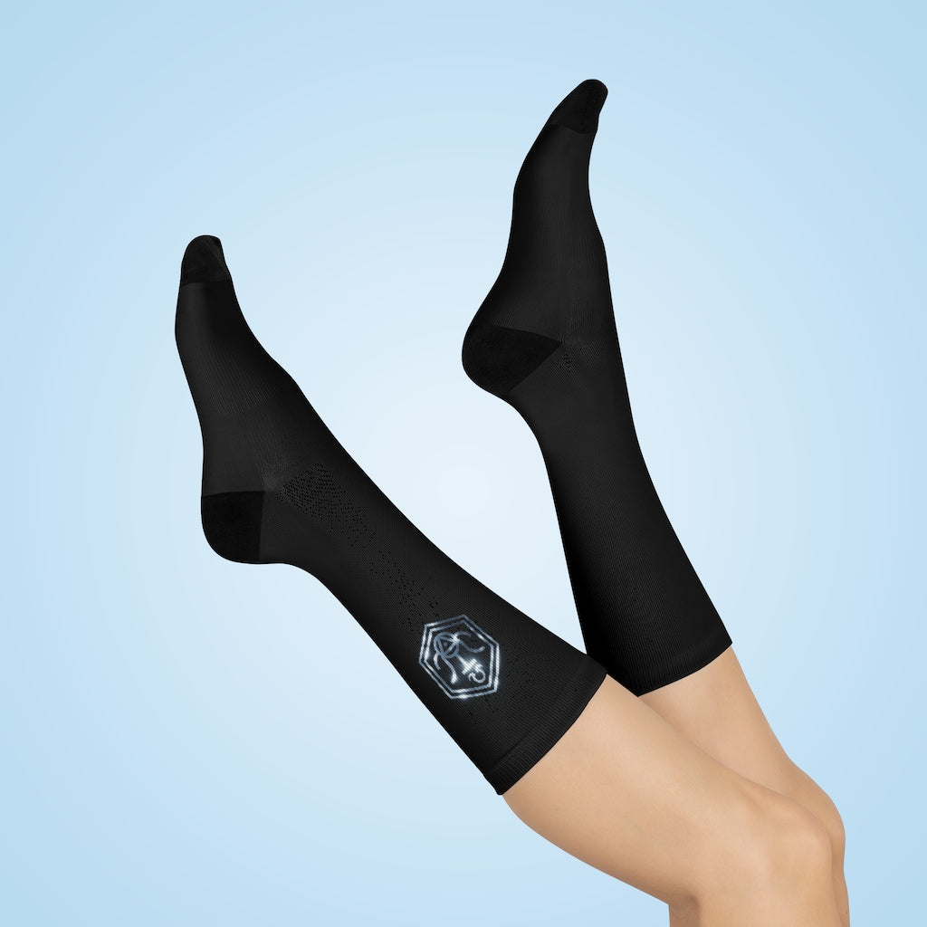 WRWC Signature Black ~ 2022 Mid-Calf Socks - Who R We Collective