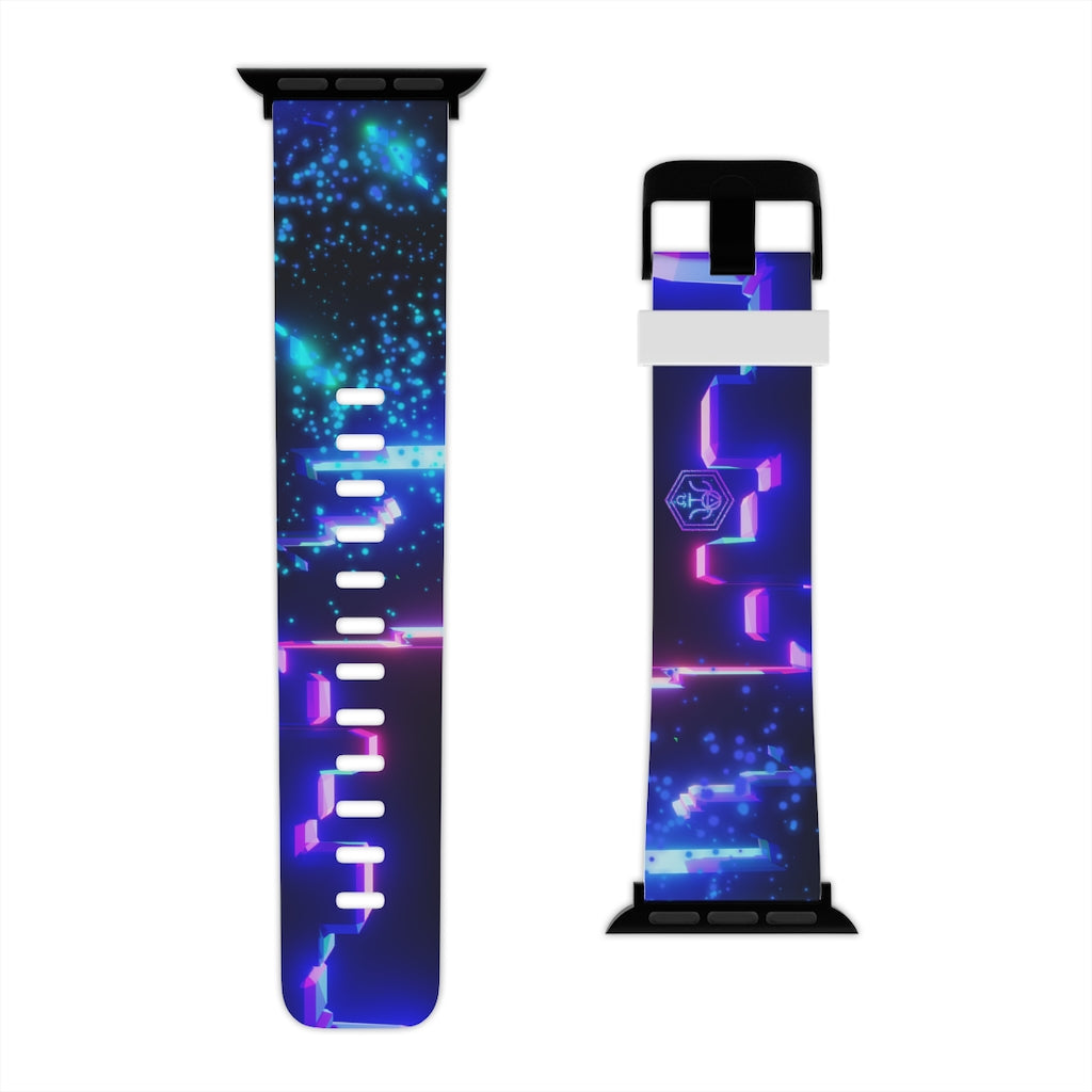 Constant L. Burts - Chicago Skyline Apple Watch Band - Who R We Collective