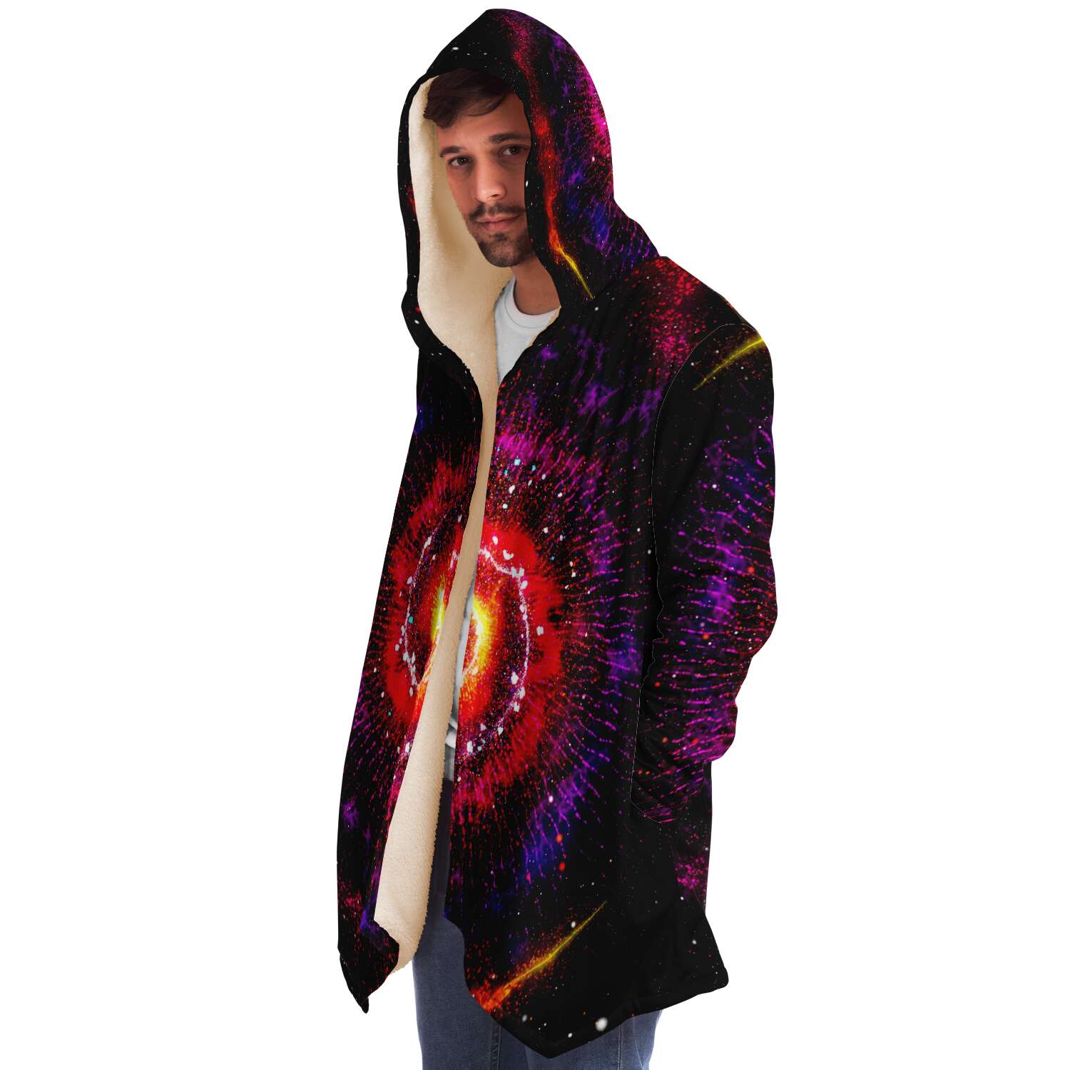 Inferno Vortex Sherpa Hoodie - Who R We Collective