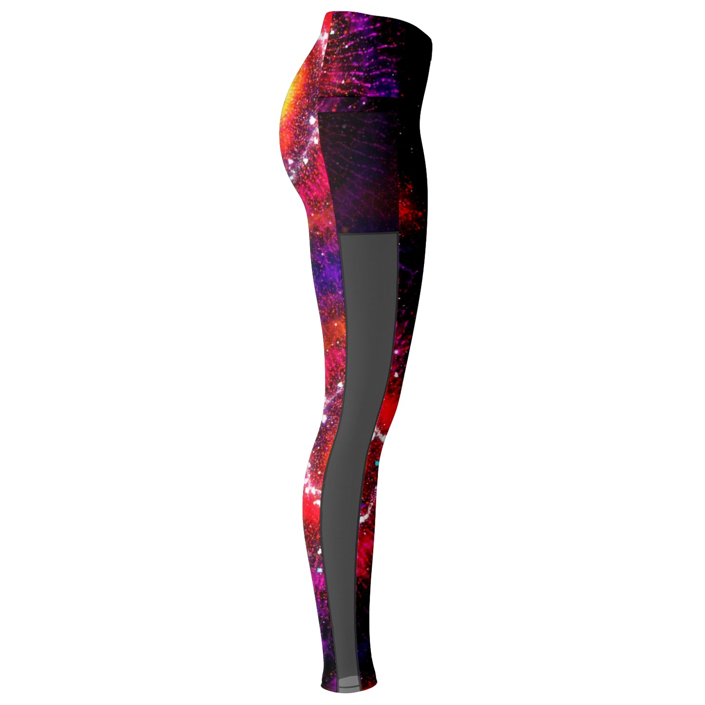 Inferno Vortex Mesh Pocket Leggings - Who R We Collective