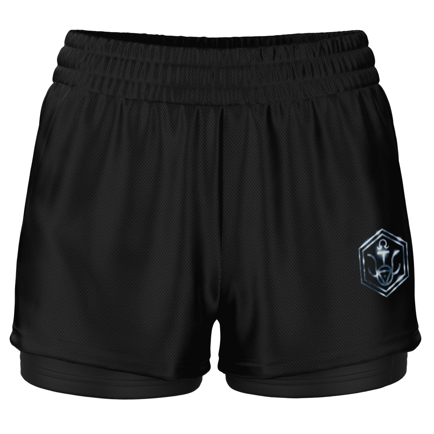 WRWC Signature Black ~ 2022 Dual-Layer Shorts - Who R We Collective