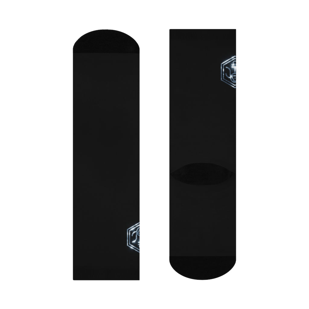WRWC Signature Black ~ 2022 Mid-Calf Socks - Who R We Collective