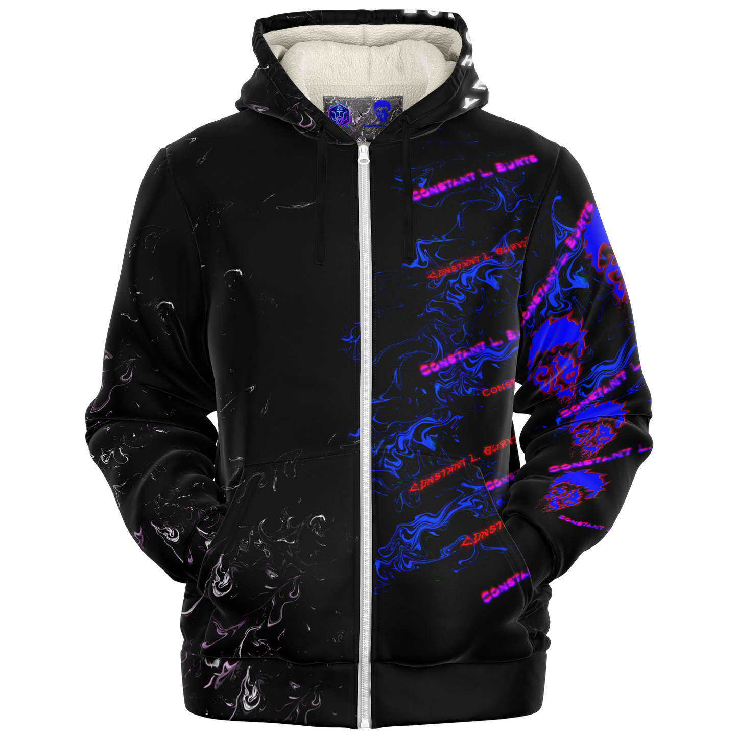 Constant L. Burts - Microfleece Zip-Hoodie - Who R We Collective