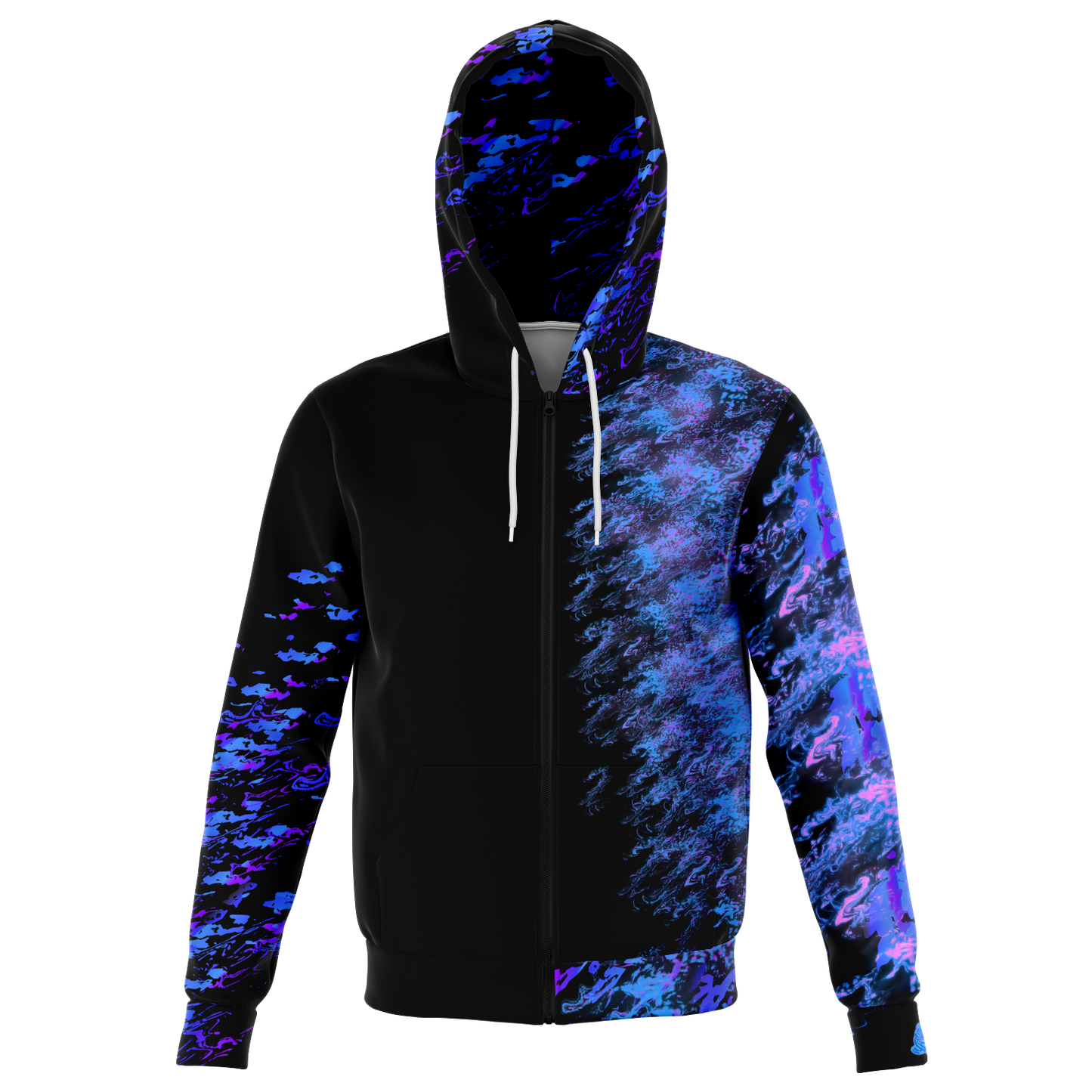 Euphoric ~ Blueberry Zip-Up Hoodie (Prototype) - Who R We Collective