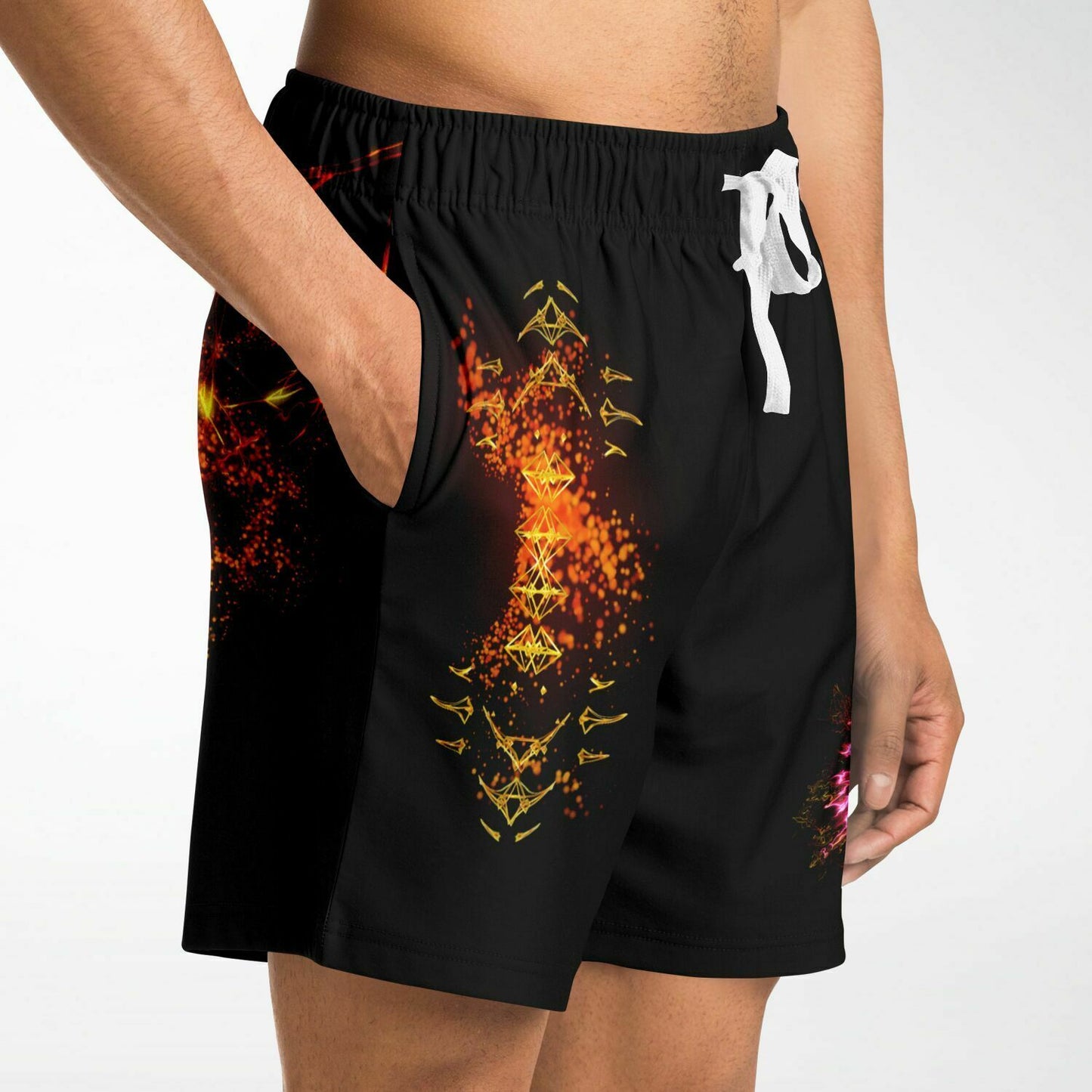 Taiga-Zoku (Prototype Line) "Amber Phoenix Sunrise" Shorts - Who R We Collective
