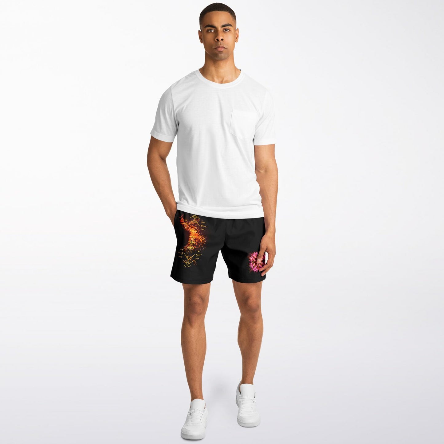 Taiga-Zoku (Prototype Line) "Amber Phoenix Sunrise" Shorts - Who R We Collective