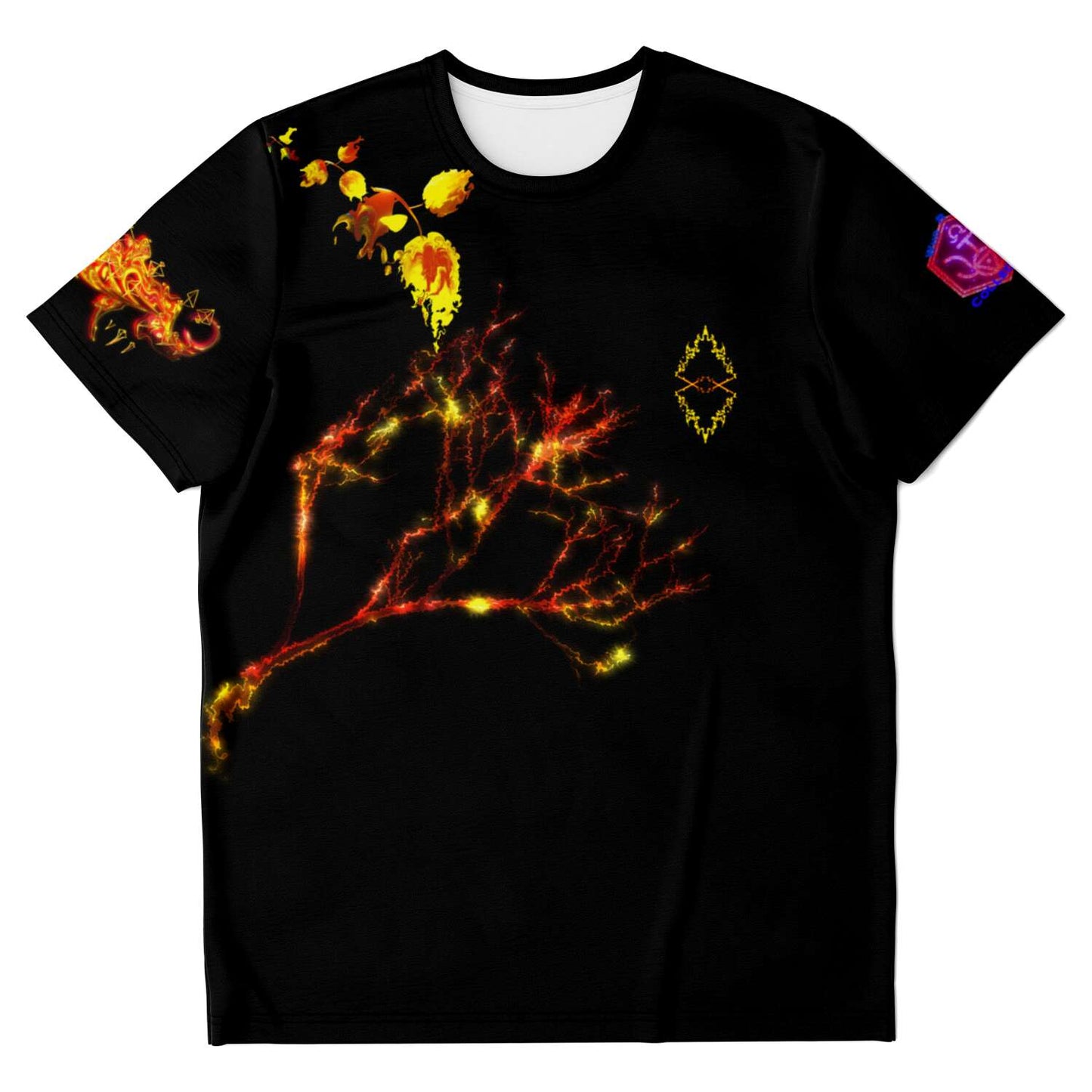 Taiga-Zoku (Prototype Line) "Amber Forest Midnight" T Shirt - Who R We Collective