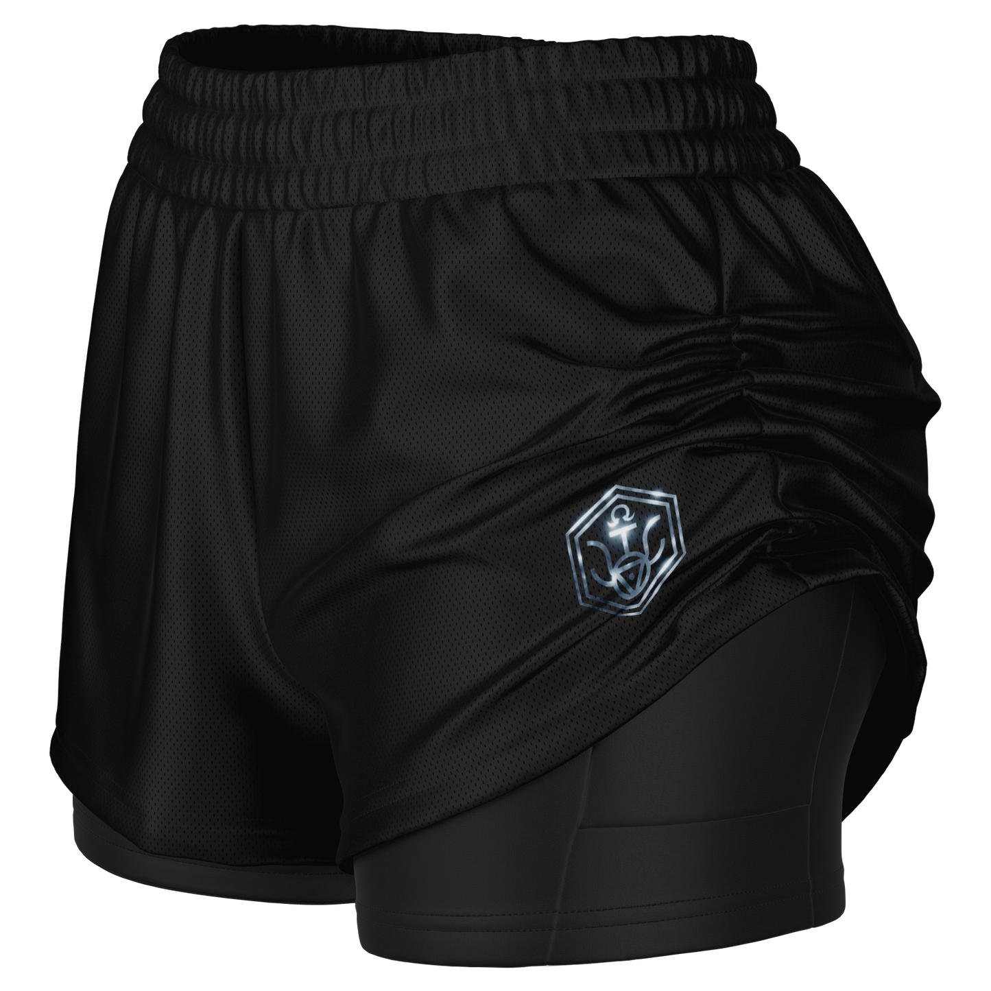 WRWC Signature Black ~ 2022 Dual-Layer Shorts - Who R We Collective