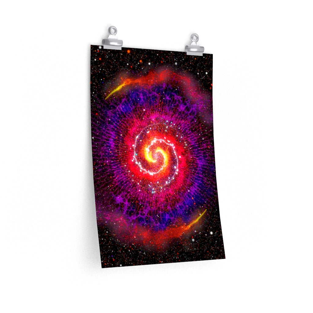 Inferno Vortex Poster Print - Who R We Collective