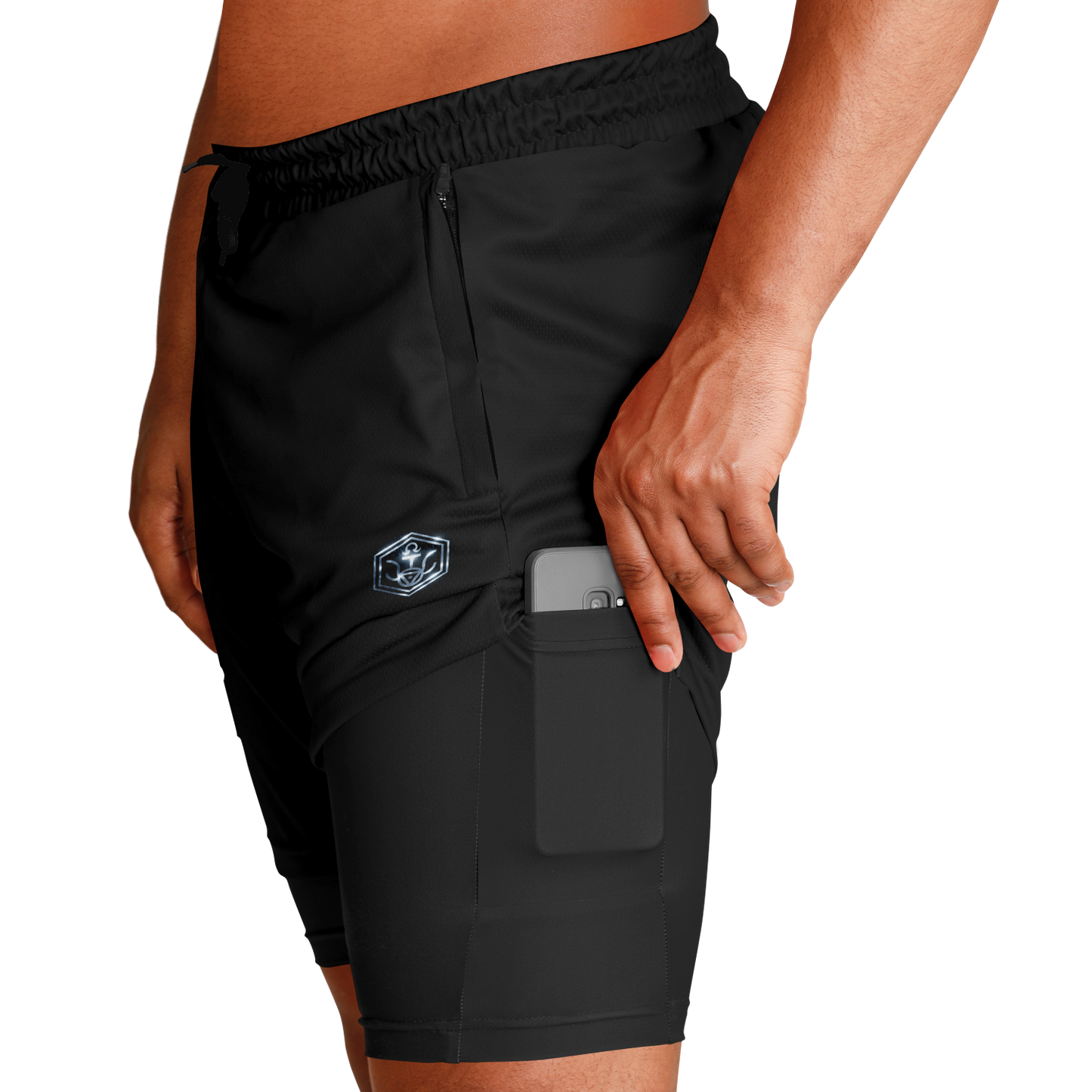WRWC Signature Black ~ 2022 Dual-Layer Shorts - Who R We Collective