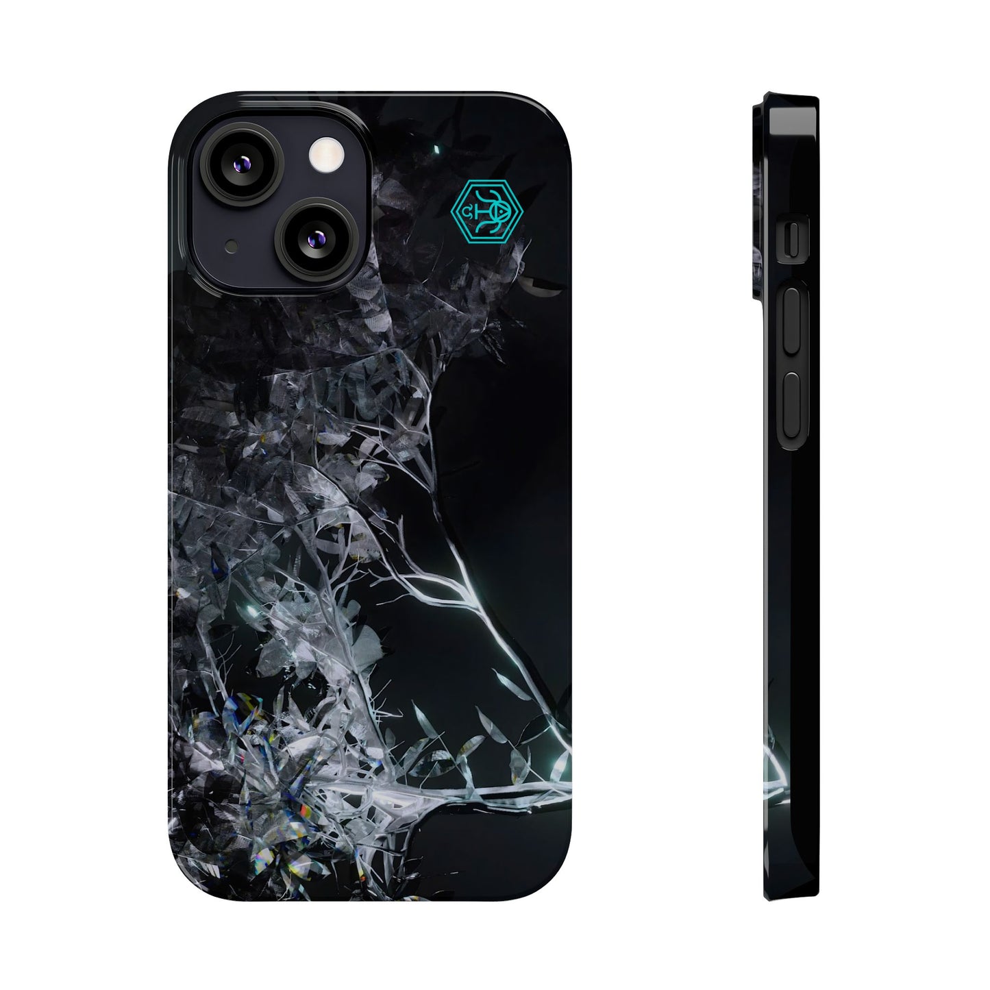 leaves of glass [midnight simulation] iPhone case ii