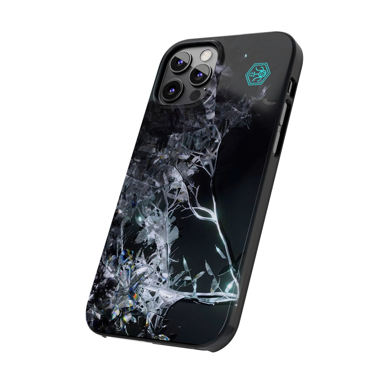 leaves of glass [midnight simulation] iPhone case ii