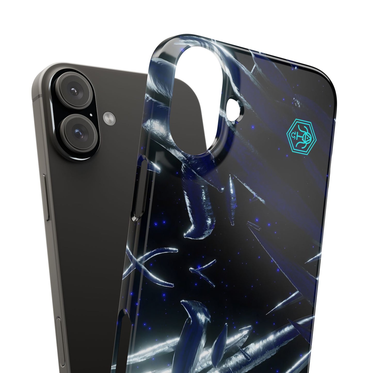 shadow totem [cosmic helix] iPhone case