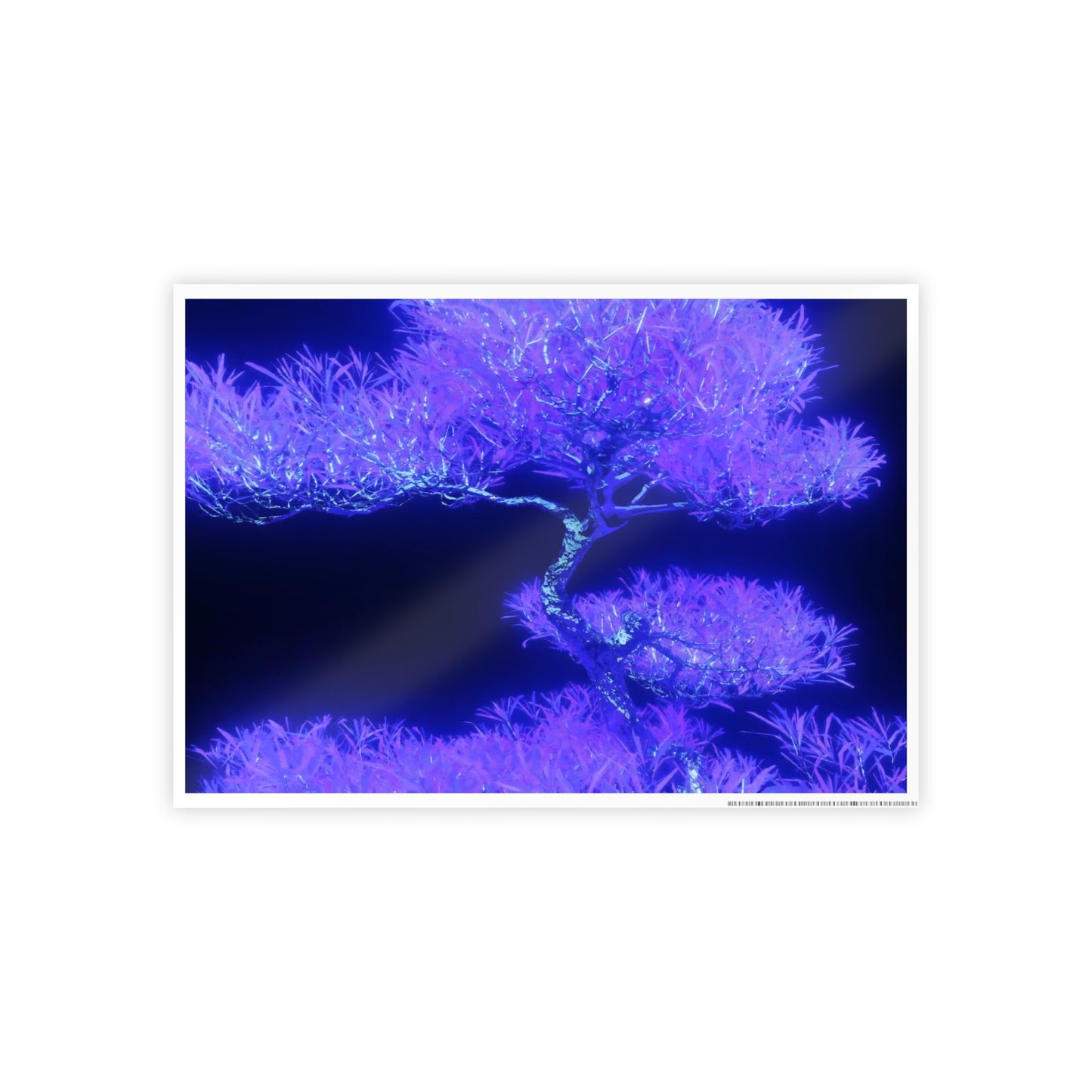 synthetic nature [metallic UV test lab] art print i