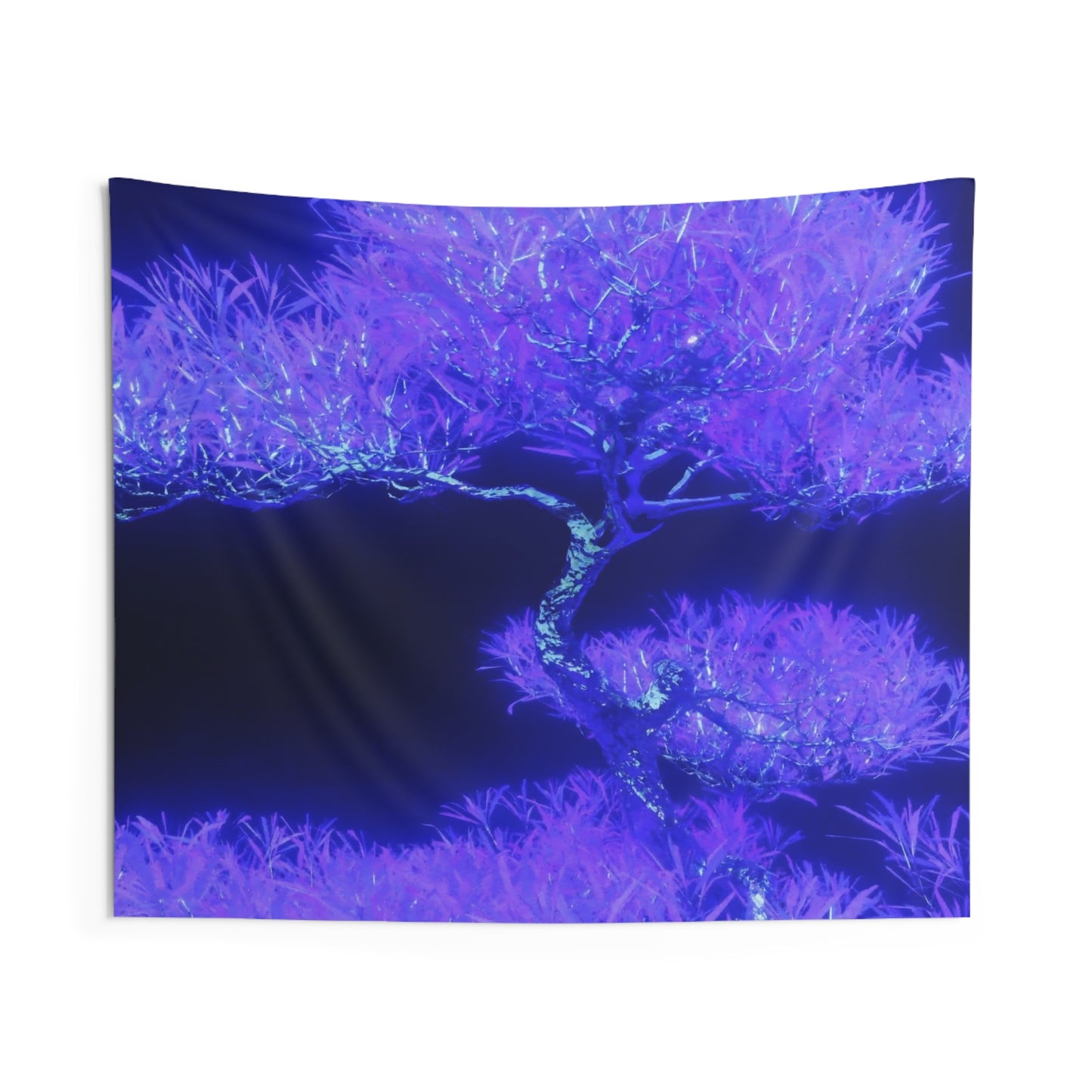 synthetic nature [metallic UV test lab] art tapestry i