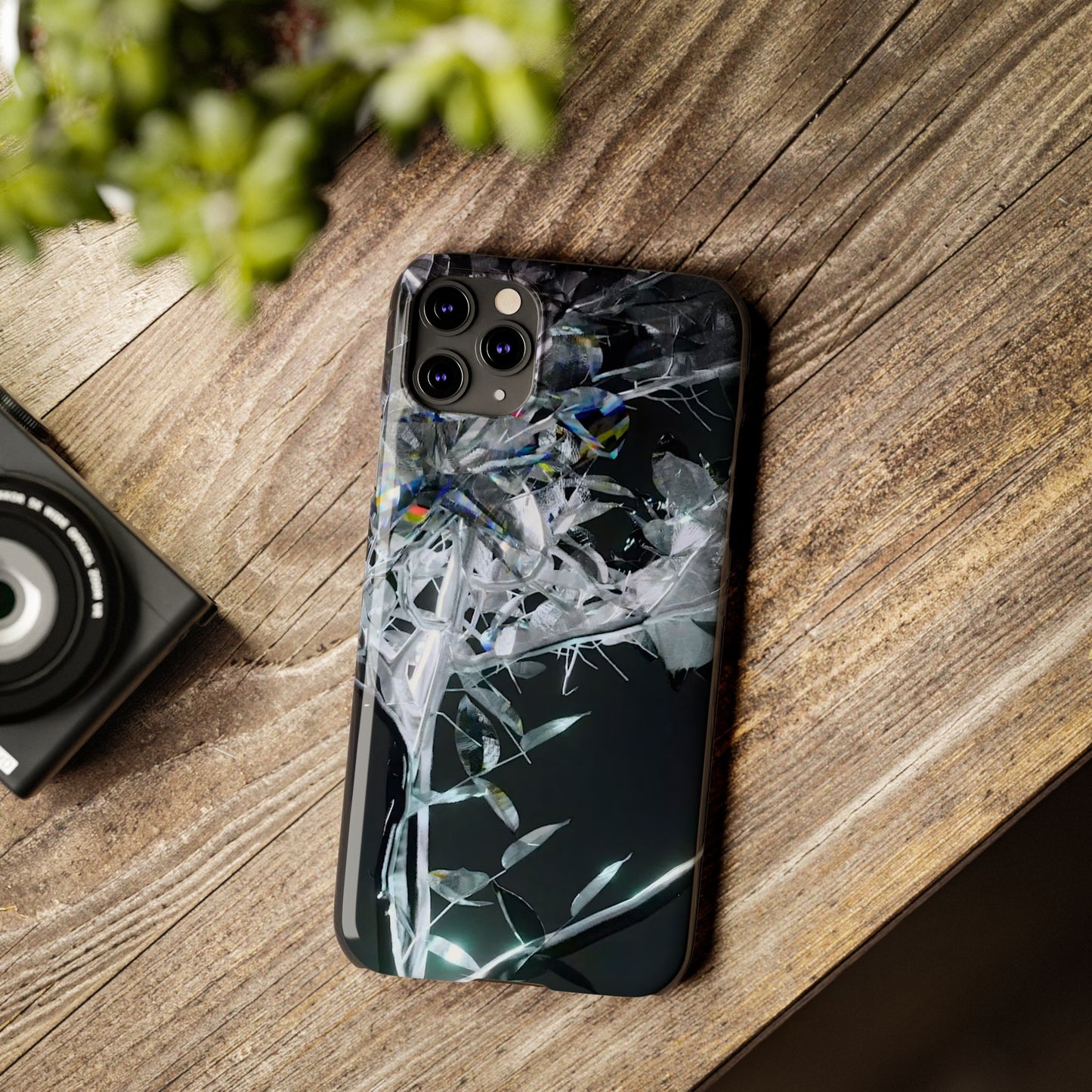 leaves of glass [midnight simulation] iPhone case i