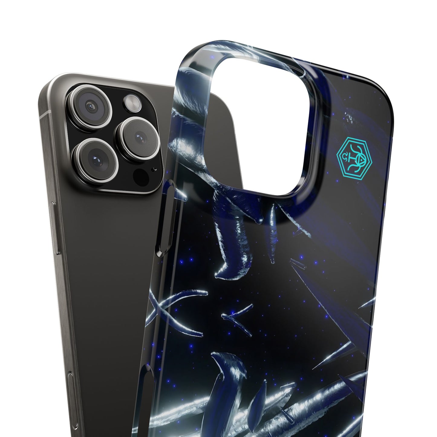shadow totem [cosmic helix] iPhone case