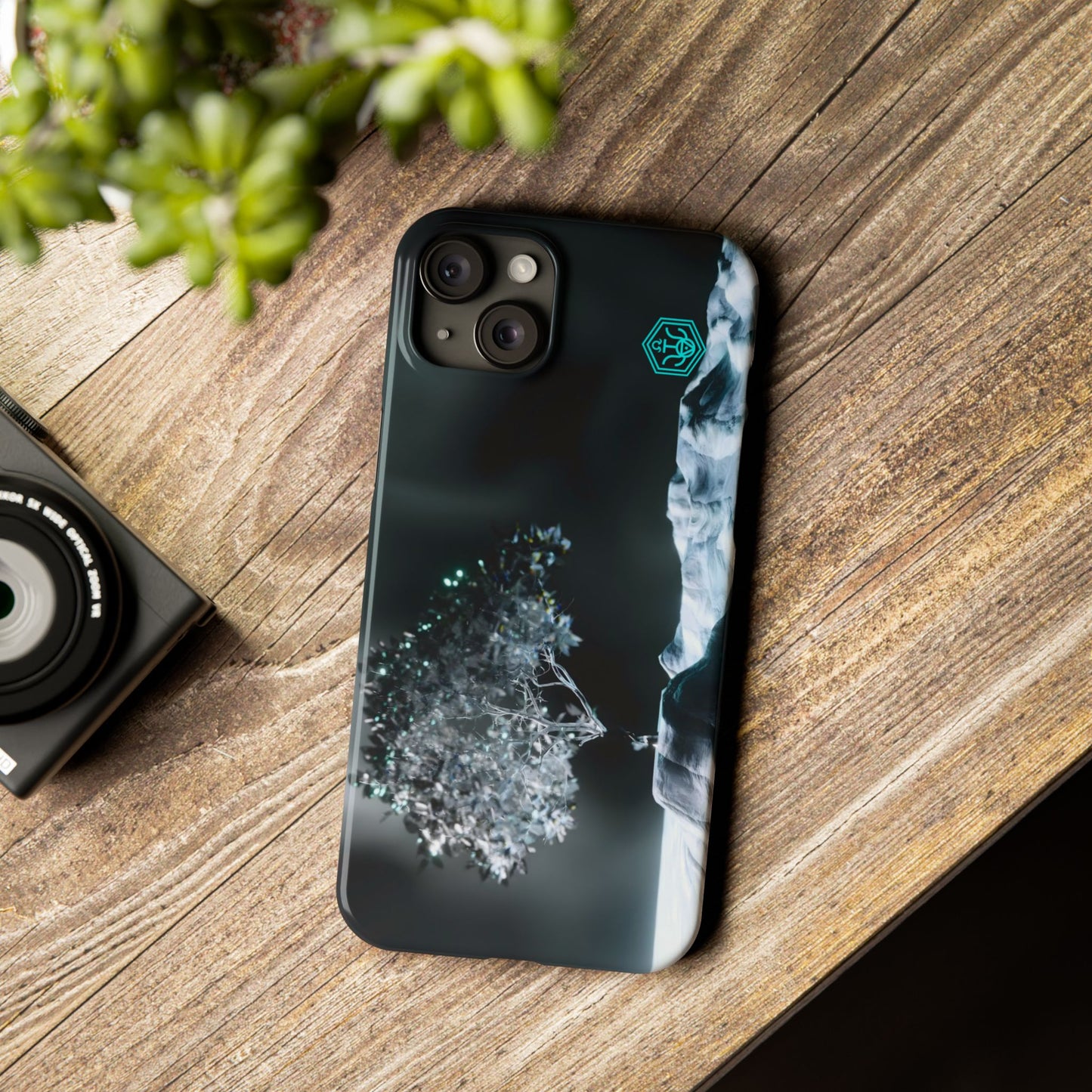 leaves of glass [stoic vortex] iPhone case ii