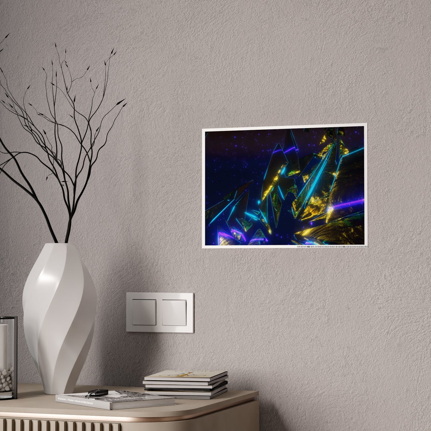 cosmic crown [spire elevation] art print